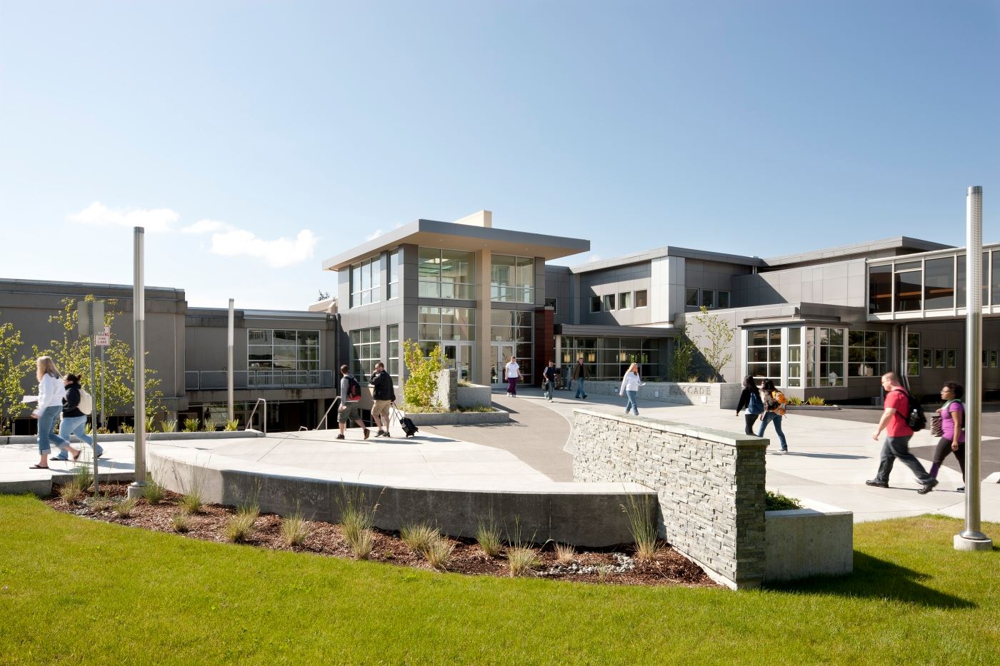 exterior of cascade building