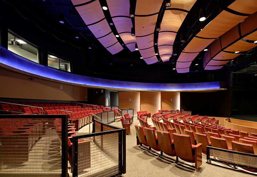 rows of seats in theatre