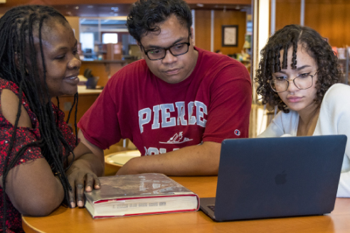 Students studying Physics and Astronomy