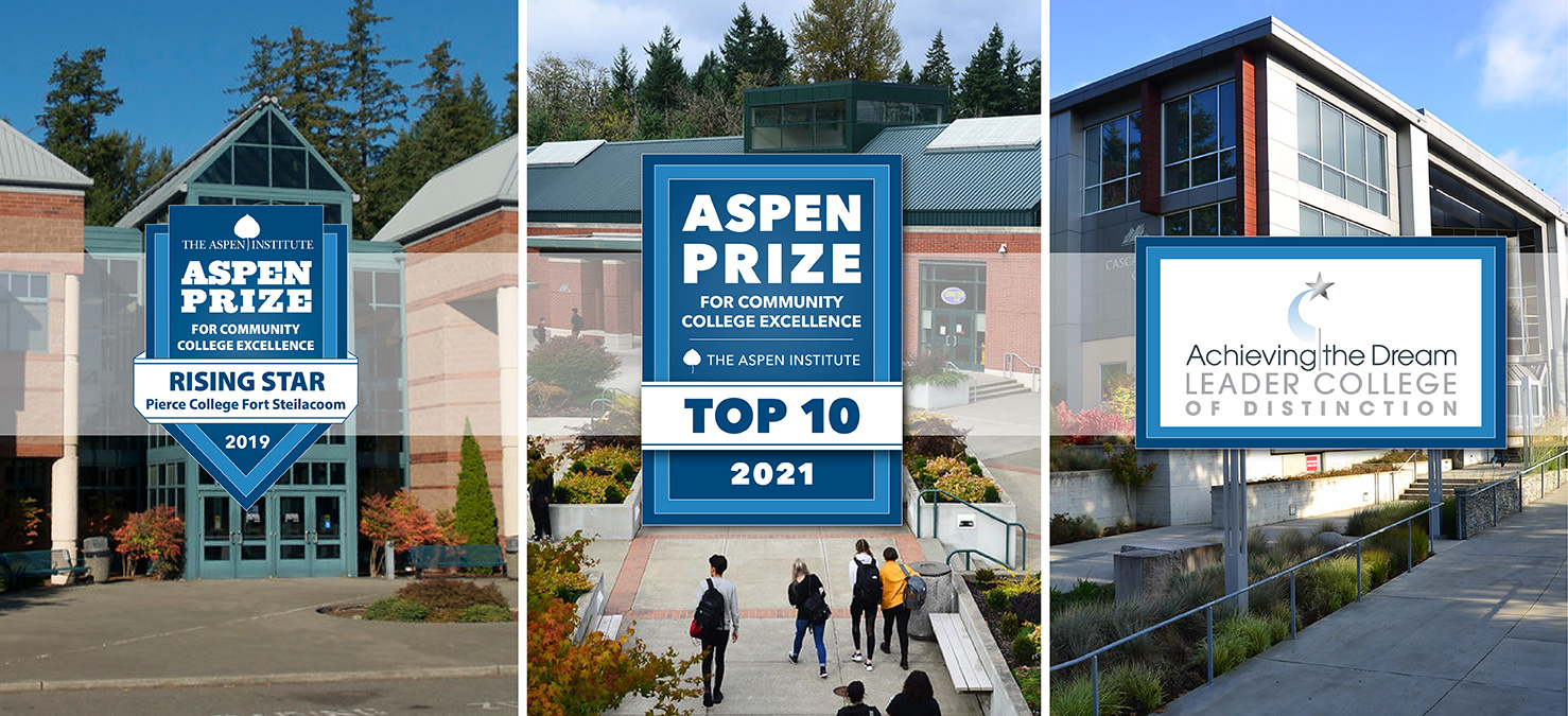Aspen Prize Rising Star 2019, Aspen Prize Top Ten 2021, Achieving the Dream Leader College of Distinction