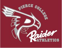 Example of Raider Athletics 2 color logo reversed out Example of Raider Athletics 2 color logo reversed out