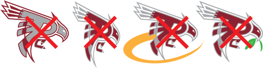 A collection of unacceptable Raider Athletics Logos A collection of unacceptable Raider Athletics Logos