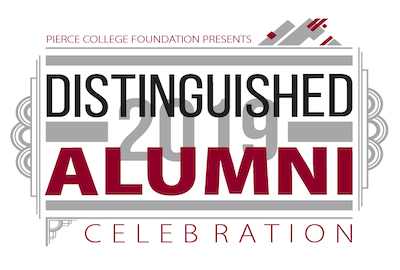 Distinguished Alumni celebration logo Distinguished Alumni celebration logo