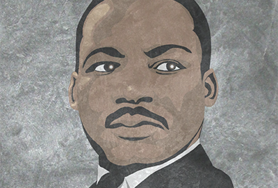 Illustration of Martin Luther King Jr.