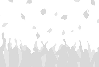 Illustration of graduates throwing caps in the air Illustration of graduates throwing caps in the air