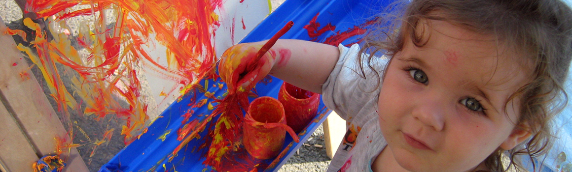 small child painting small child painting