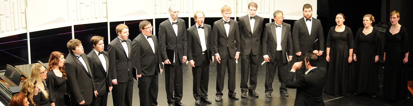 Pierce College choir Pierce College choir performing on stage