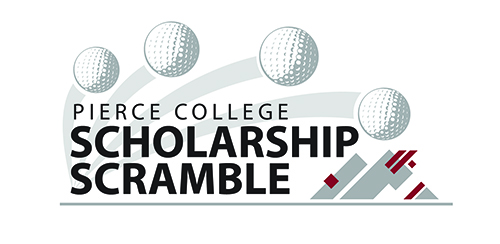 pierce college scholarship scramble logo