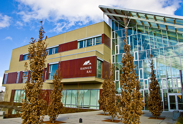 Rainier Building on Fort Steilacoom Campus outside view of rainier building on fort steilacoom campus