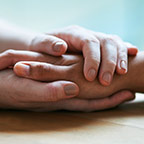 Consoling hands Consoling hands