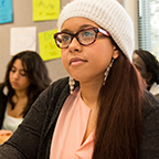 Student in classroom