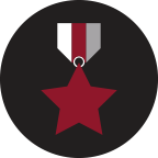 icon of a military medal