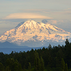 Mount Rainier as seen from Pierce College Fort Steilacoom Mount Rainier as seen from Pierce College Fort Steilacoom