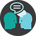 icon of two people talking
