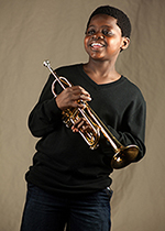 boy with trumpet boy with trumpet