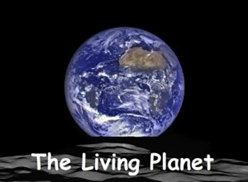 planet earth from space with text The Living Planet planet earth from space with text The Living Planet