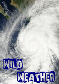 hurricane radar over planet earth with text wild weather hurricane radar over planet earth with text wild weather