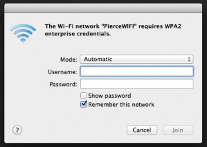 wif-fi username enter username on mac